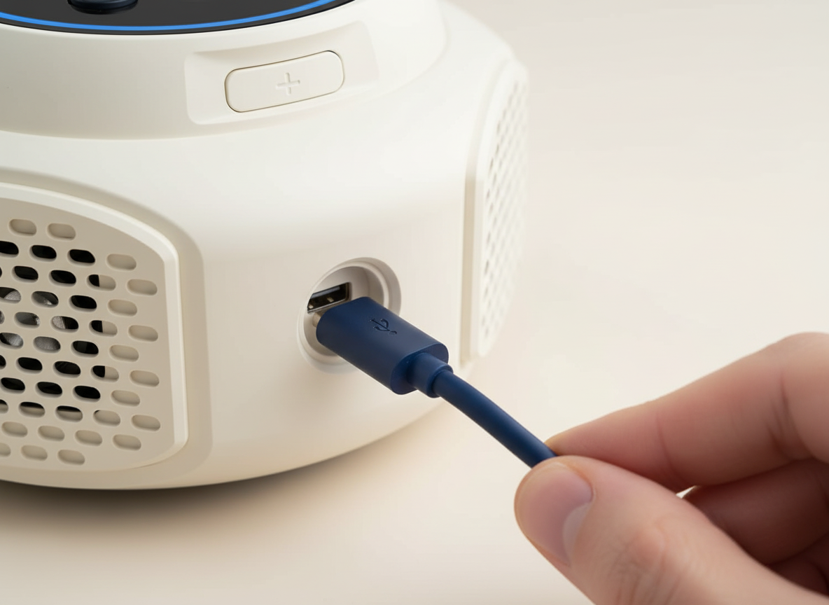 USB-C charging port